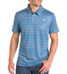 Rock & Roll Denim® Men's S/S Blue Medallion Print Blue Polo Shirt