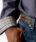 SALE Ariat® Men's L/S Solid Navy WF Pinpoint Oxford Button Shirt