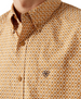 SALE Ariat® Men's L/S Burnis Tan/Aztec Diamond Print Button Shirt