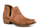 SALE Roper® Ladies' Tan Embroidered Faux Leather Ankle Boots