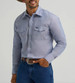 Wrangler Cowboy Cut® Men's L/S Pale Chambray Snap Work Shirt