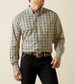 Ariat® Men's L/S WF Damon Cream/Multi Print Classic Fit Button Shirt