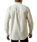 Ariat® Men's L/S Bass Cream/Diamond Print Fitted Button Shirt