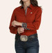Cinch® Ladies' L/S Solid Rust Button Shirt Cinch® Ladies' L/S Solid Rust Button Shirt
