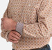SALE Cinch® Men's L/S Light Brown/Purple Geo Print Button Shirt