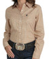 Cinch® Ladies' L/S Gold/Turquoise Geometrtic Print Button Shirt Cinch® Ladies' L/S Gold/Turquoise Geometrtic Print Button Shirt