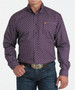 SALE Cinch® Men's L/S Purple Print Button Shirt