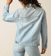 SALE Ariat® Ladies' Light Wash Over Sized Denim Trucker Jacket