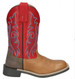 Smoky Mountain® Kids' Tan/Red Barrett Square Toe Boots Smoky Mountain® Kids' Tan/Red Barrett Square Toe Boots