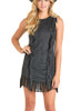 SALE Rock & Roll Denim® Ladies' Sleeveless Microsuede Dress with Fringe