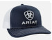 Ariat® Navy/White 3D Embroidered Logo Cap