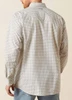 SALE Ariat® Men's L/S White/Aztec Geo Print Fenn Snap Shirt