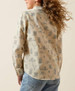SALE Ariat® Girls' L/S Tan Mila Desert Print Snap Shirt