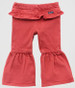 SALE Wrangler® Infant/Toddler Vibrant Chili Pullup Ruffle Leg Flare Jeans