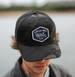 Local Boy® Black/Multicamo Marsh Drop Trucker Cap
