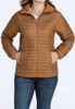 Cinch® Ladies' Solid Brown Puffer Jacket