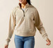 Ariat® Ladies' Oatmeal Heather High Noon 1/2 Zip Pullover
