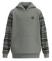 Hooey® Boys' Grey/Aztec Legendary Polar Fleece Hoodie