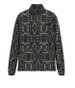 Hooey® Boys' Bozeman Fleece Pullover Black with Brown/Cream Aztec Jacket