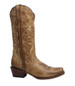 Tanner Mark® Ladies' Lewisville Burnished Sand Blunt Toe Boots