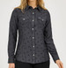 SALE Wrangler Retro® Ladies' L/S Subtle Black Horses Western Snap Shirt