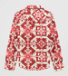 SALE Wrangler® Girls' L/S Red/Pink Aztec Print Snap Shirt