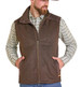 Panhandle Slim® Men's Dark Brown Micro-Check Wool Vest