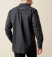Ariat® Men's L/S Navy/Black Abstract Print Wheaton Fitted Button Shirt Ariat® Men's L/S Navy/Black Abstract Print Wheaton Fitted Button Shirt