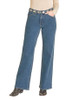 Rock & Roll Denim® Ladies' Slanted BootStitch Pocket Relaxed Flare Jeans