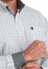 Cinch® Men's L/S White/Grey Plaid Button Shirt Cinch® Men's L/S White/Grey Plaid Button Shirt