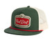 Red Dirt Hat Co® Green/Khaki/Red Rope Gitty Up Rubber Patch Flat Bill Cap Red Dirt Hat Co® Green/Khaki/Red Rope Gitty Up Rubber Patch Flat Bill Cap
