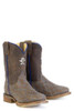 Tin Haul® Kids' Brown/Blue Stitched Ranch Rodeo Sole Boots