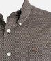 Cinch® Men's L/S Navy/Brown Print Button Shirt