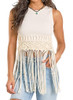 Rock & Roll Denim® Ladies' Macrame Tank Top Fringe