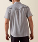 Ariat® Men's S/S Sky Rocket Grey VentTEK Fitted Snap Shirt