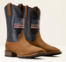 Ariat® Men's Earth/Nightfall Navy Hybrid Rancher Patriot Square Toe Boots