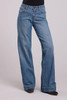 Tin Haul® Ladies' Stella MR Wide Leg Jeans
