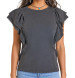 Panhandle Slim® Ladies' Flutter Sleeve with Stud Trim Tee