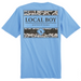 Local Boy® Men's S/S Washed Denim LCF Framed Fill T-Shirt