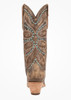 Dan Post® Ladies' Honey/Turquoise Stitched Mesa Snip Toe Boots