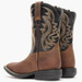 Durango® Boys' Brawny Brown/Black Onyx Square Toe Boots
