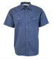 Hooey® Men's S/S Blue Maverick Button Shirt