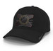 FloGrown® Solid Black Fine Lines Flags Cap