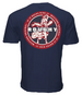 Hooey® Men's S/S Navy Buck'd Red Roughy Logo T-Shirt