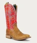 Hyer® Men's Tan/Red Sawyer Square Toe Boots