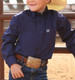 Cinch® Boys' L/S Solid Royal Blue Button Shirt