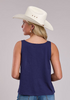 Roper® Ladies' Navy Buckle Strap Tank