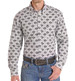 Rock & Roll Denim® Men's L/S Grey/Black Aztec Print Button Shirt