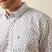 Ariat® Men's S/S White Aztec Print Seton Classic Fit Button Shirt