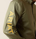 Ariat® Men's L/S Deep Lichen Green/Amber Team Logo Lightweight Twill Classic Fit Button Shirt